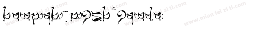 Tengwar Optime Diagon字体转换